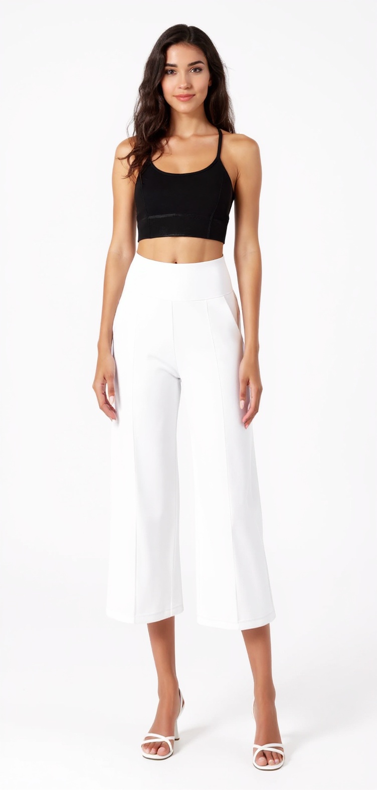 Capri Leggings in White — The 5-Inch Shorts Club style look